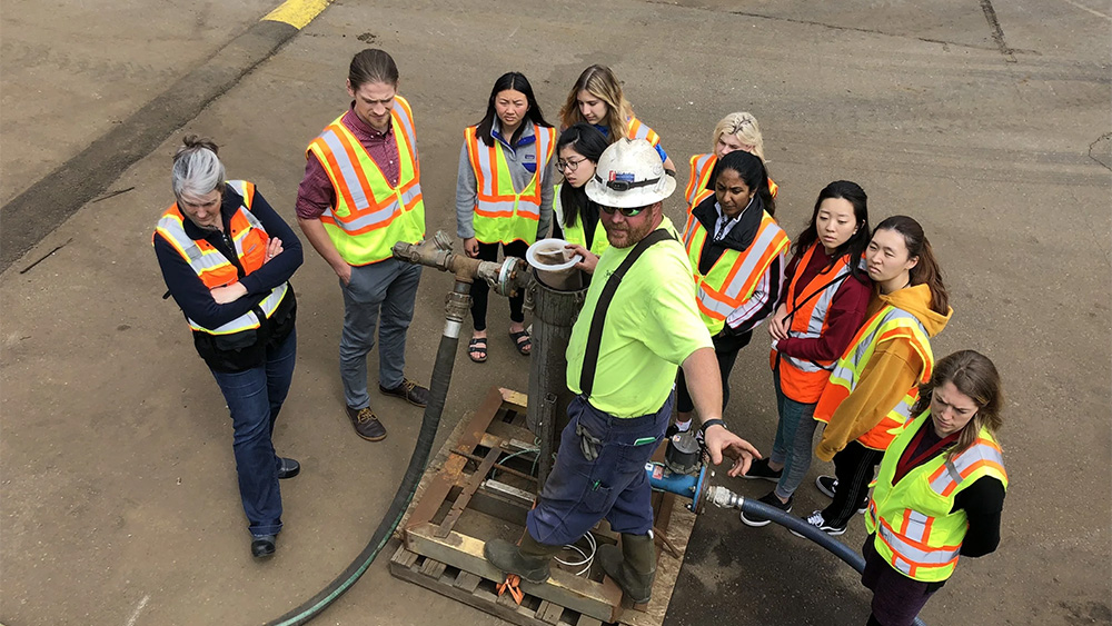 motive_power_marine_environmental1 Hosting an 11th grade Environmental class from a local High School, to show them our water treatment system at Motive E-Port Shipyard.