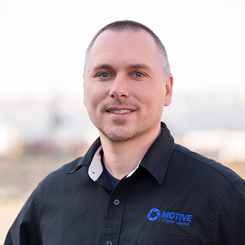 Headshot of Zack Martin, Director of Operations at Motive Power Marine